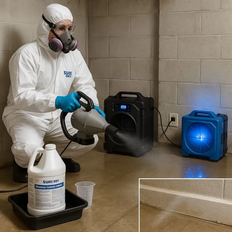Sanitization and Odor Removal process in Mannington, WV