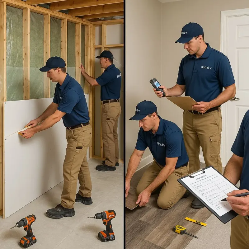 Repairs and Reconstruction process in Mannington, WV